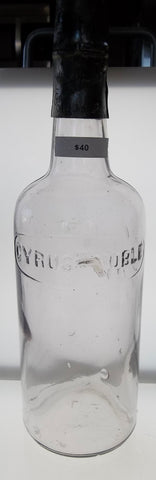 Crown Distilling Cyrus Noble Bottle with Original Foil on Neck