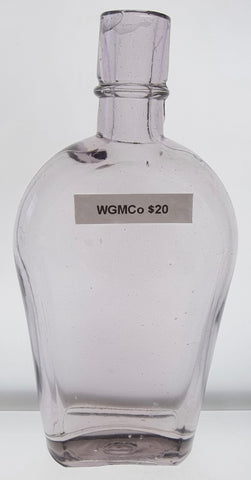WGMCo Sun Colored Amethyst Half Pint Sized Flask from Colorado