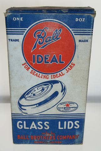 Ball Ideal Glass Lids - Full Box of One Dozen