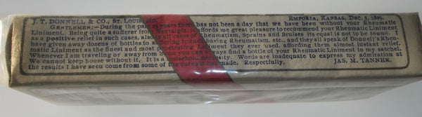 Donnell's Rheumatic Liniment from St. Louis, Missouri