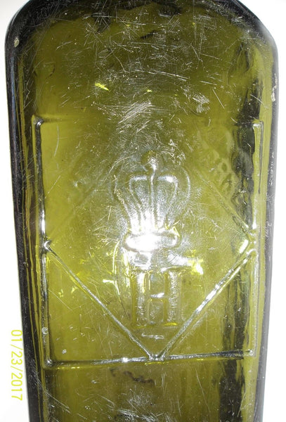 C.W. Herwig Gin Bottle in Olive, from the Netherlands!!