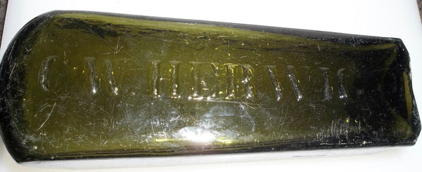 C.W. Herwig Gin Bottle in Olive, from the Netherlands!!