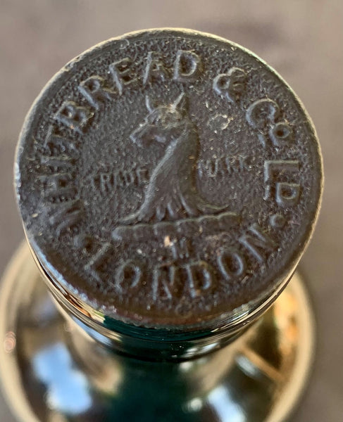 Beautiful Color!  Olive Whitbread & Co Ltd Ale Bottle from London w/ Paper Label