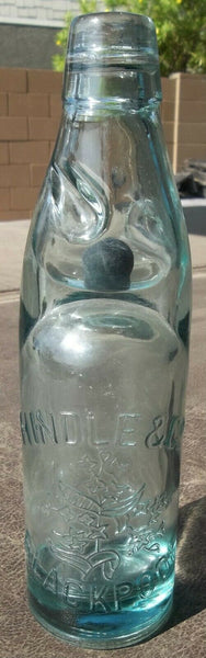 Hindle & Co. Codd Soda Bottle from Blackpool, U.K.