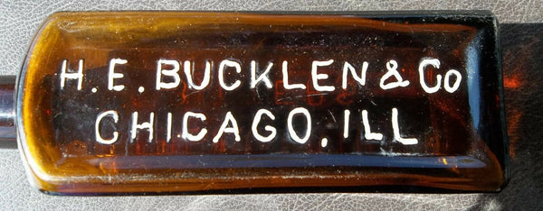 H.E. Bucklen & Co Electric Bitters Bottle from Chicago