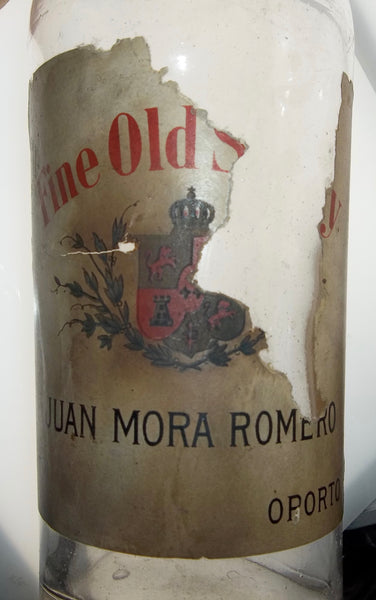 Juan Mora Romero Fine Old Sherry from Portugal with Original Paper Label