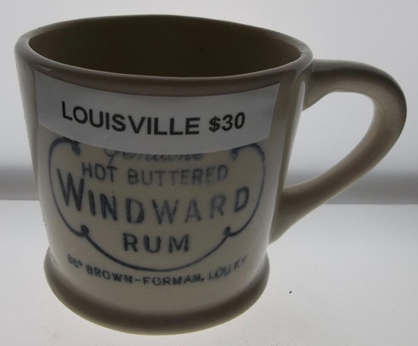 Genuine Hot Buttered Windward Rum Mug from Louisville, Kentucky