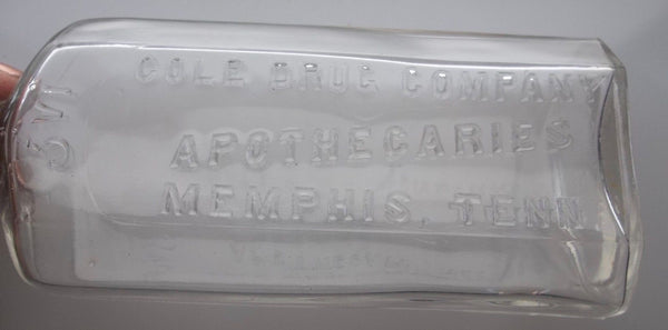 Cole Drug Company Bottle from Memphis, Tenn